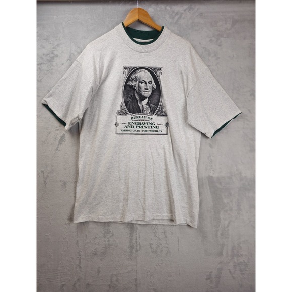 Vintage 90s Bureau Of Engraving And Printing Washington Shirt Mens XL 90s USA